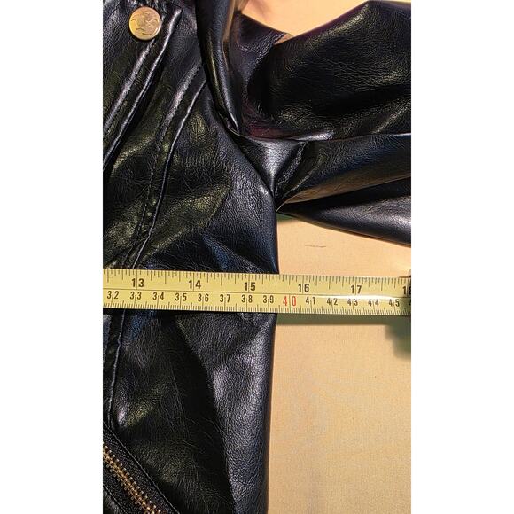 Girls S Disney's Descendants 3 Mal‎ Moto Jacket with Detachable Faux-Collar NWT - Picture 7 of 7